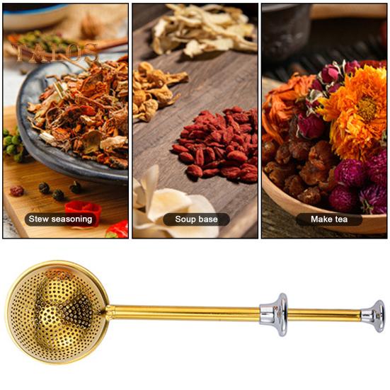Stainless Steel Tea Infuser Ball Long Handle Fine Mesh Tea Filter Strainer Ball Food Grade Metal Loose Leaf Steeper Kitchen Gadgets