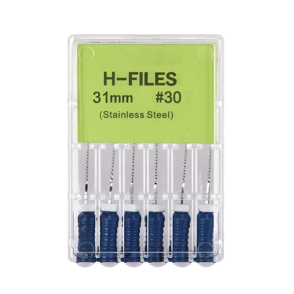 High Quality Dental H- Files Stainless Steel Hand Use Root Canal H File Endodontic Treatment File for Dentistry Instrument