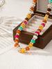 European American Trend Simple Personality Handmade Colorful Beads Necklace Elf Costume Accessories Small Jewelry For Women