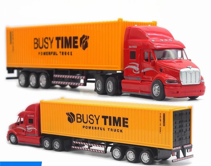 1/48 Big Size Container Truck Removable Windup Toy Children Gift