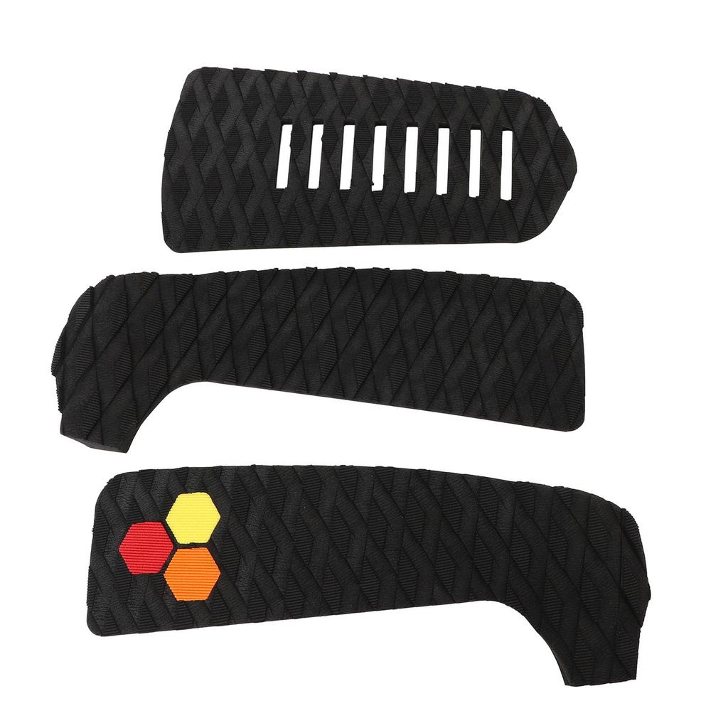 3-teiliges EVA-Surfbrett-Traktionspad, rutschfester Griff-Stomp oder Deckpad, zuschneidbares Deckblatt für Yacht-Skimboards, Longboards, Fishboards und Shortboards