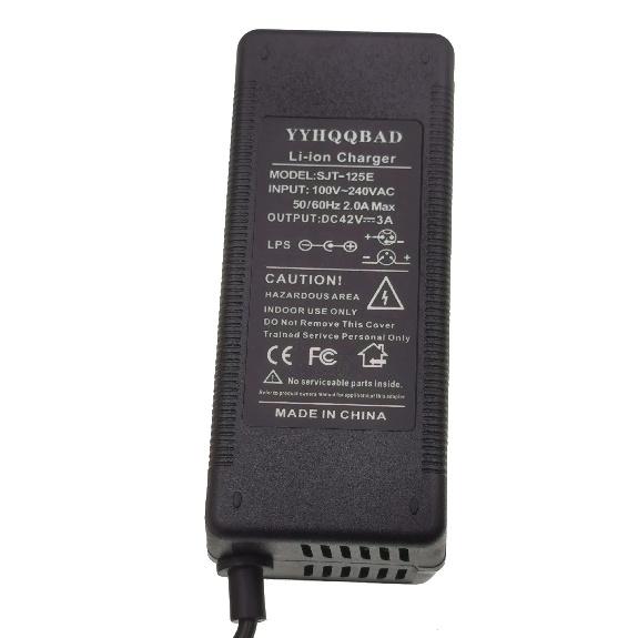 42V 3A Charger for 36V Lithium Battery Charger Lithium Battery Pack Plug 3P XLR High Quality Connector
