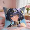 Candace Genshin Impact Cushion Cover Square Short Plush Pillow Case Living Room Sofa Home Decor Funda X