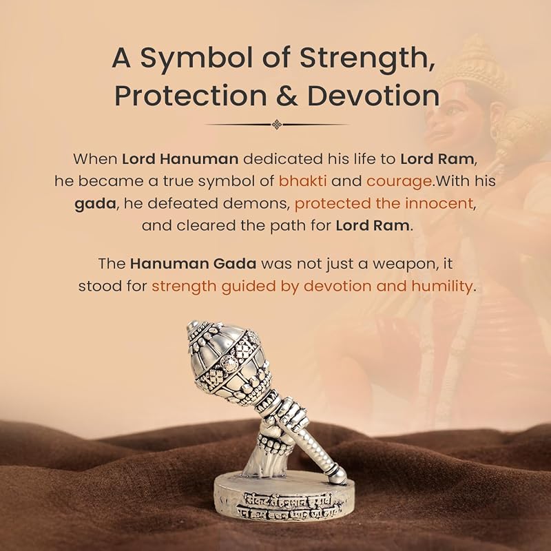Silver Hanuman Gada Bring Home Divine Blessings With This Shri Hanuman