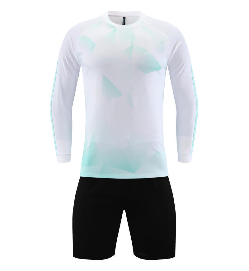 Fußballanzug, Herren-Trainingsanzug für Erwachsene, Kinder-Sport-Trikot mit kurzen Ärmeln, Spieltrikot für Mittelschüler, Atmungsaktiv und Bequem