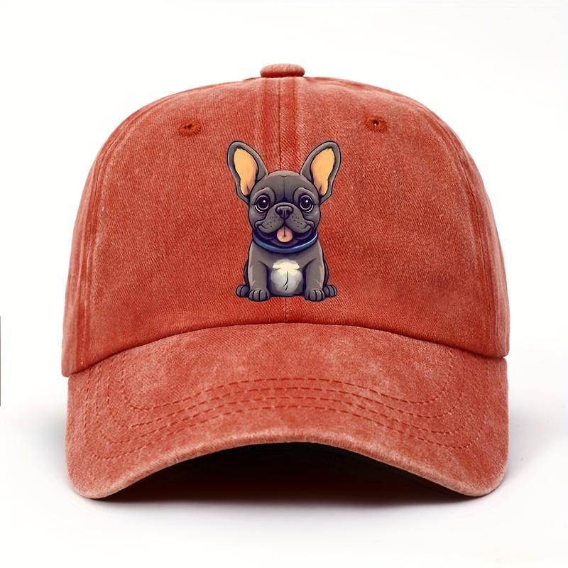 Fantasy Dog Printed Cotton Baseball Cap, Adjustable for Both Men and Women, Duck Tongue Cap Suitable for Outdoor Sun Protection