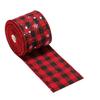 Stylish And European American Christmas Fabric Ribbon For Festive Event Decoration