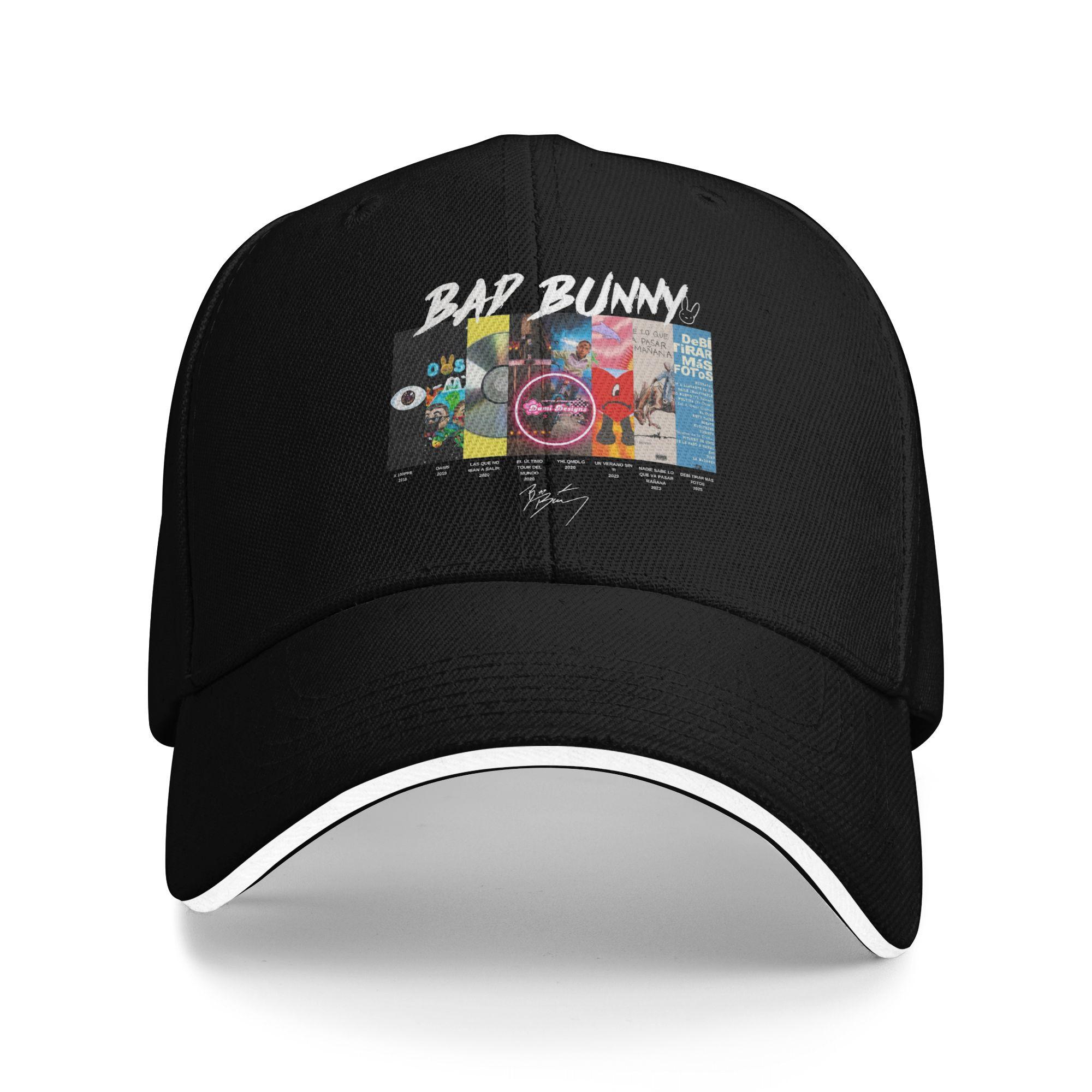 

DTMF Debi Tirar Mas Fotos BAD BUNNY Baseball Cap Stylish Men Adult Trucker Hat Sun Visor Design Running Hippie Baseball Caps One Size