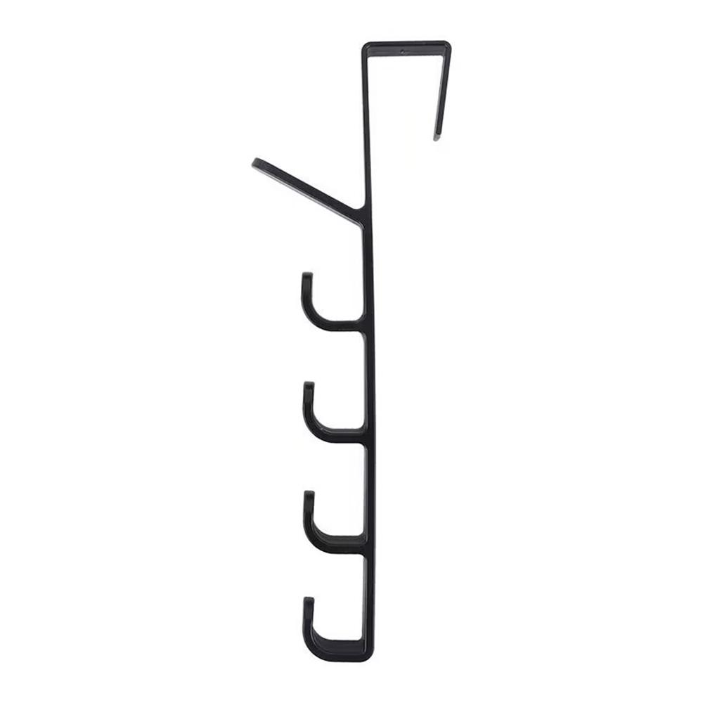 5 Hook Design Door Top Hanger Closet Kitchen Bathroom Door Towel Rack ABS Hanging Hook