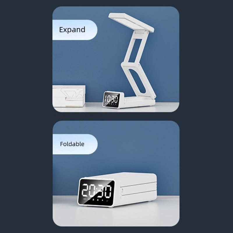 

Soundless Folding Digital Clock with Gentle LED Light Simple Interface Carryable Portable Digital Display Clock China Mainland