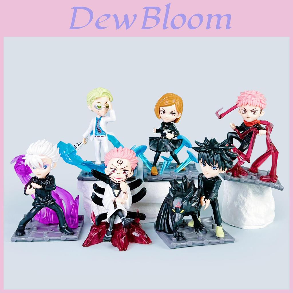 Jujutsu Kaisen Action Figure Set Pvc Collectible Figures For Anime Fans And Display