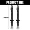 Leak Proof Vacuum Tire Valves for Bikes Durability Pressure Resistance In All Terrains Enthusiasts And Professional 2pcs