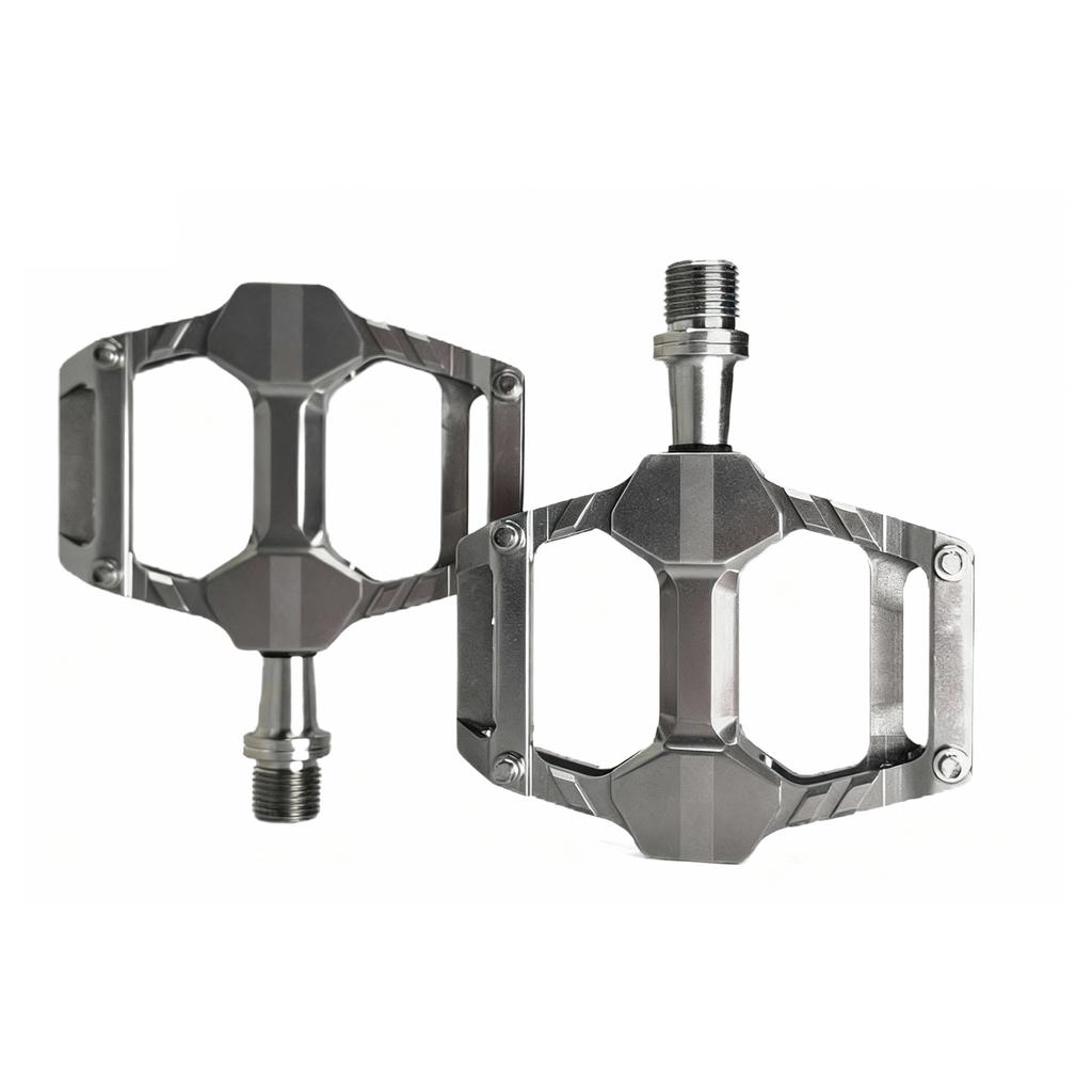 bicycle pedal, ultra-light titanium shaft pedal AR06T folding car pedal, road bike flat pedal