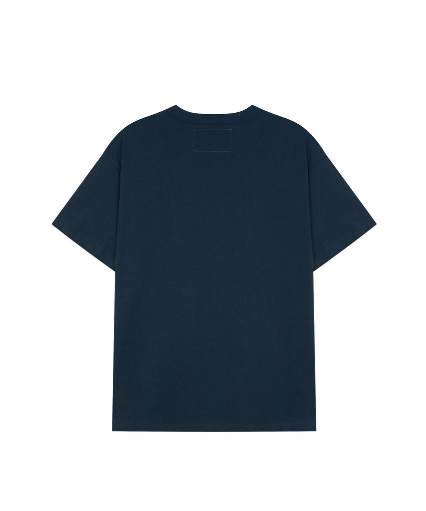 Matile Stichi Logo T-Shirt / Navy