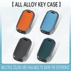 Zinc Alloy Leather Car Key Case Fob Cover For KIA Sportage R Stinger GT Sorento Ceed CD Cerato Forte SELTOS 2019 Accessories