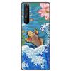 Retro 3D Case for Sony Xperia 1 5 10 II Relief EMBOSS Silicone Cover for Sony Xperia 1 5 10 III XZ4 XZ5 Bumper Shell