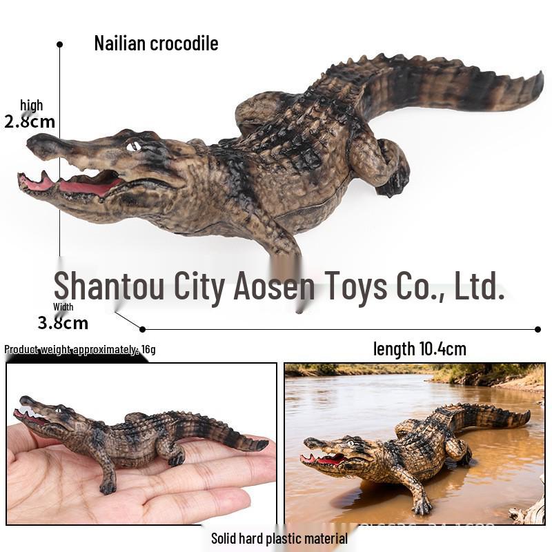 Realistic Crocodile Heart Wild Animal Car Ornament