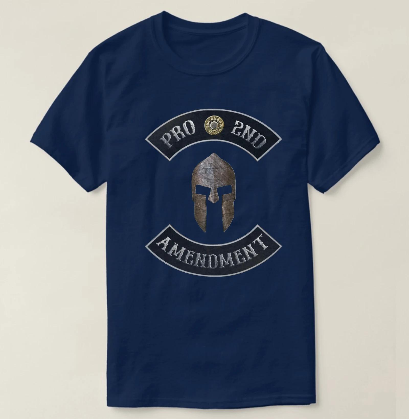 

Pro 2nd Amendment Spartan Helmet TShirt 100 Cotton ONeck Summer Short Sleeve Casual Mens Tshirt Size S3XL 4XL