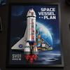 Rocket 3D Painting with LED Building Blocks Technical Galaxy Space Spaceship Brick Model Kit Boys Toy Adults Kid Gift 722PCS
