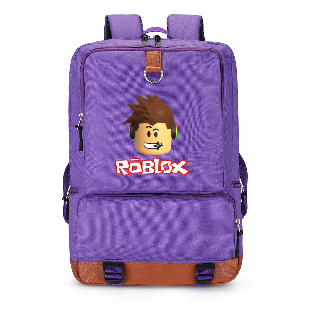 Virtual World Roblox Games Men'S And Women'S Backpacks Backpacks Student School Bags Travel Bags Computer Bags