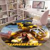 1pc Bumblebee1 Print Round Carpet Chair Round Carpet Suitable for Bedroom Living Room Home Decorative Carpet