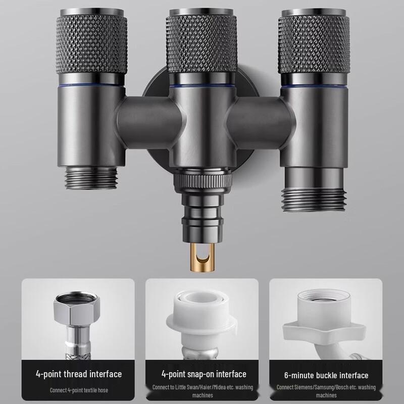 TLXT Washing Machine Multi-Function Faucet