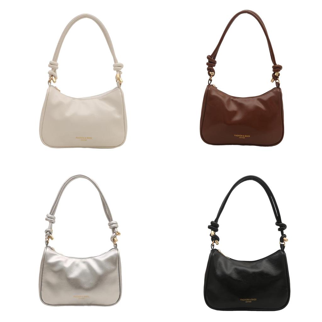 Street Style Letter Small Crossbody Bag With Zipper Closure For Daily Use