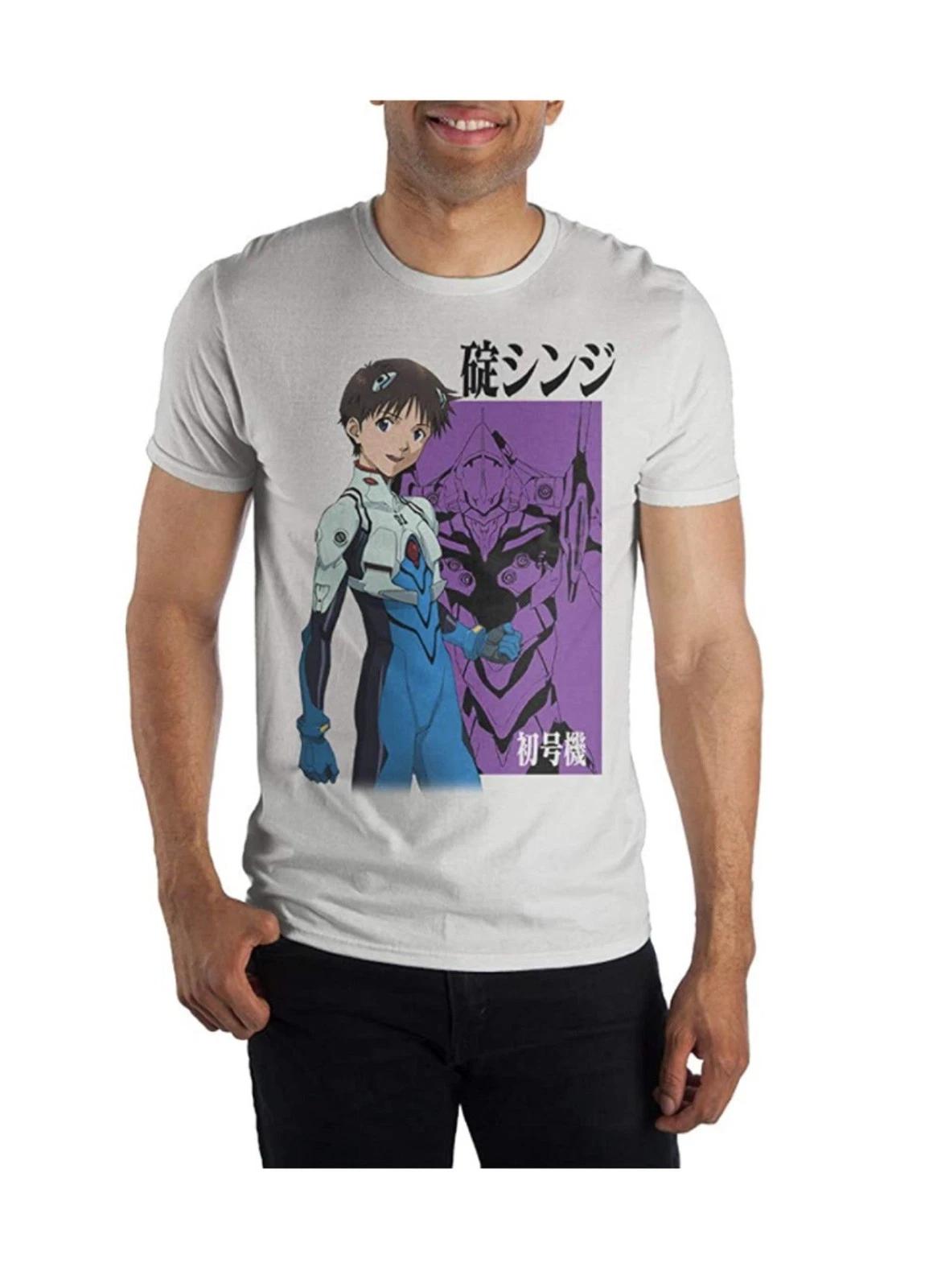 Neon Genesis Evangelion Shinji Anime T Shirt 160