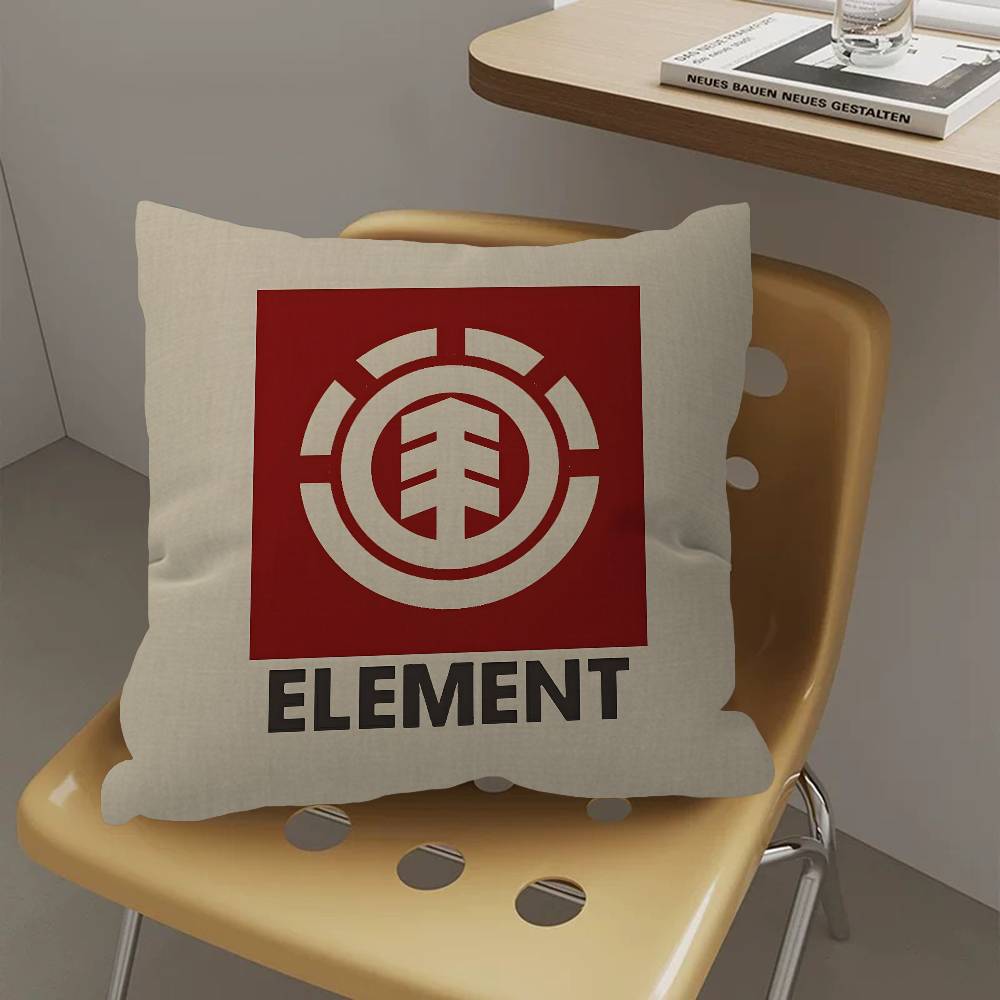 Skateboard Brand E-Element S-Skateboards Personalized Pillow Dust Cover Bedroom Kids Party Decoration Pillowcase Children Gift