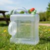 5L Emergency Water Storage Tank Lightweight Camping Water Dispenser with Faucet with Handle for Camping Vehicle Car
