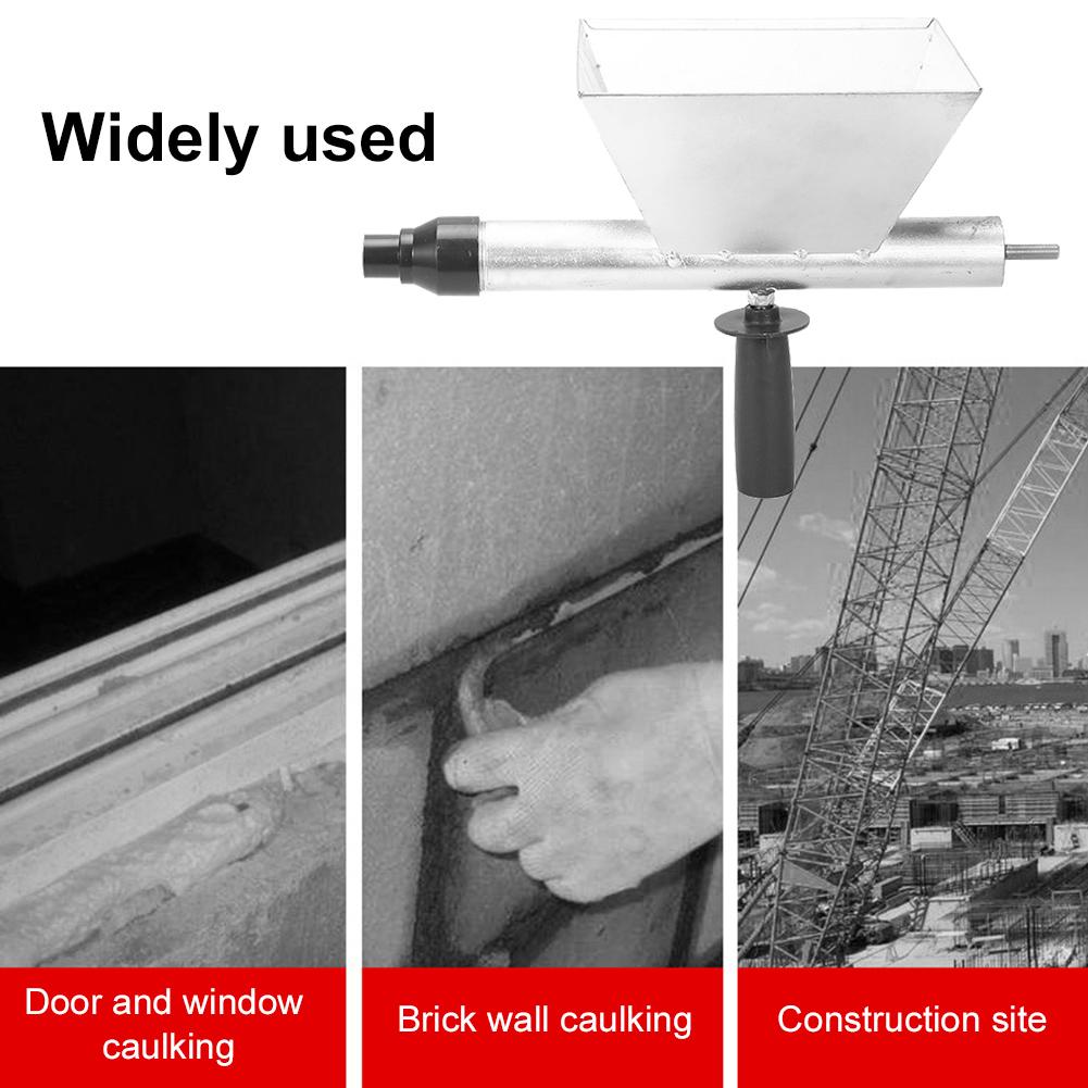 Mortar Grout Gun Without Electric Drill Pointing Grouting Caulking Sprayer Carbon Steel for Bricks Walls Floors Home Decorations