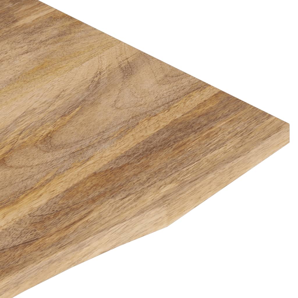 Vidaxl Schreibtischplatte, mit Ausschnitt, 110x50x2,5 cm, Rohes Mangoholz