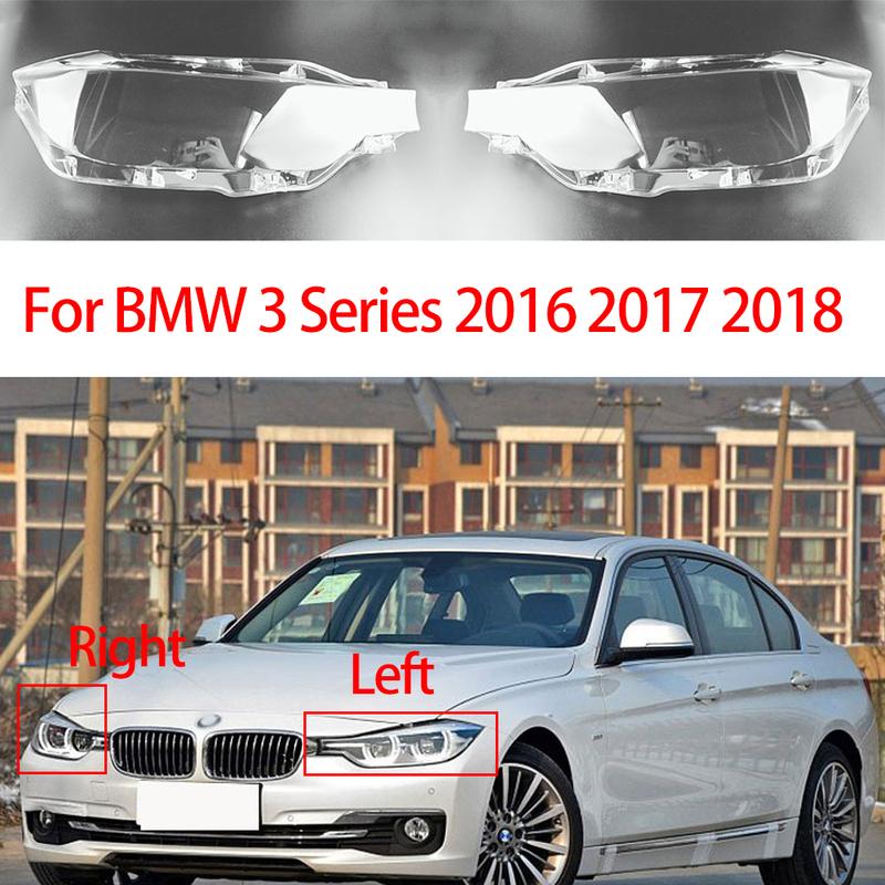 For BMW 3 Series F30/F35 2016 2017 2018 320 328 316 335 Led Car Front Headlamp Shell Transparent Lampshade Lens Headlight Cover Left