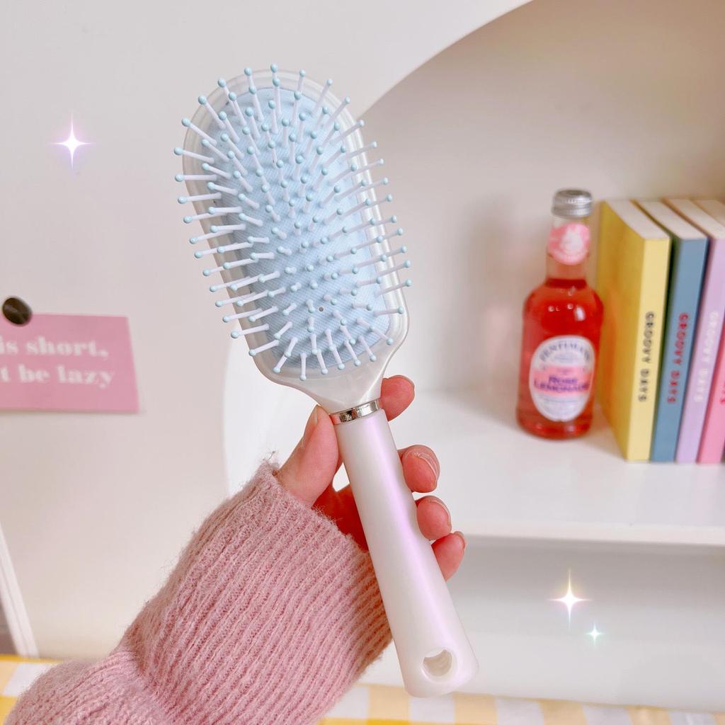 Perie de păr portabilă antistatică pentru masaj sirenă perlat
