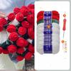 Yarn Hook Weaving Bellflower Rose Blanket To Bouquet Gift Creative DIY Knitting Material Kit Bouquet Blanket
