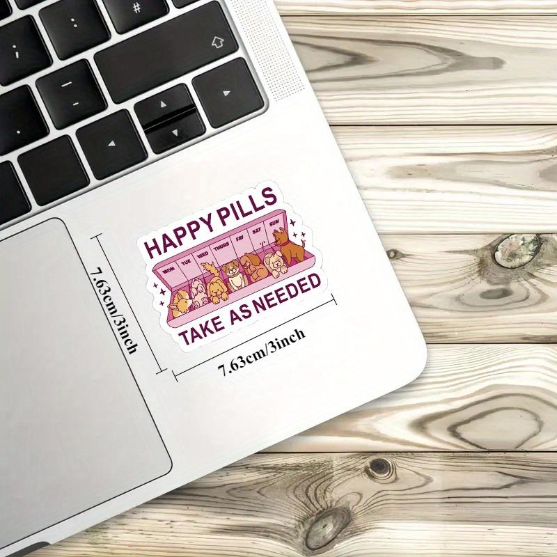 Antidepressant Happy Pup Pills Sticker | Perfect for Dog Lovers, Dog Sticker