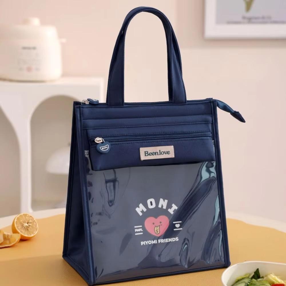 Thicken Portable Lunch Bag Multip-Pocket Thermal Insulation Bag Picnic Food Pouch  Women Girls