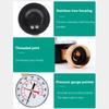 Face Pressure Gauge 15/30/60//100//160/200 PSI & Bar for Air Gas Water Fuel Liquid.Car Tyre Air Pressure Tester Tire Gauge
