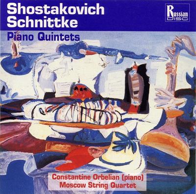 CD SHOSTAKOVICH, SCHNITTKE; MOSCOW STR - Shostakovich/Schnittke: Piano Quint RDCD10031 Russian Disc 1994 US Classical Used