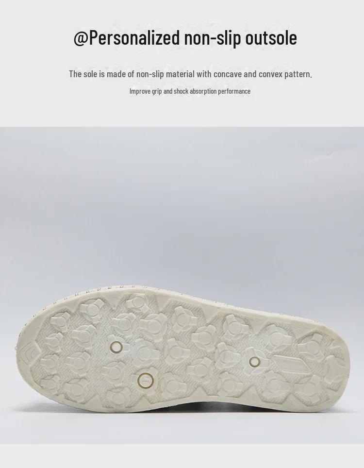 Erkek Retro Kanvas Slip-On Ayakkabılar - Nefes Alabilir Eski Pekin İlkbahar/Yaz 2023 Günlük Ayakkabılar