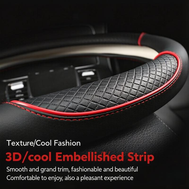 Car Leather Steering Wheel Universal Non-Slip and Wear-Resistant Steering Wheel