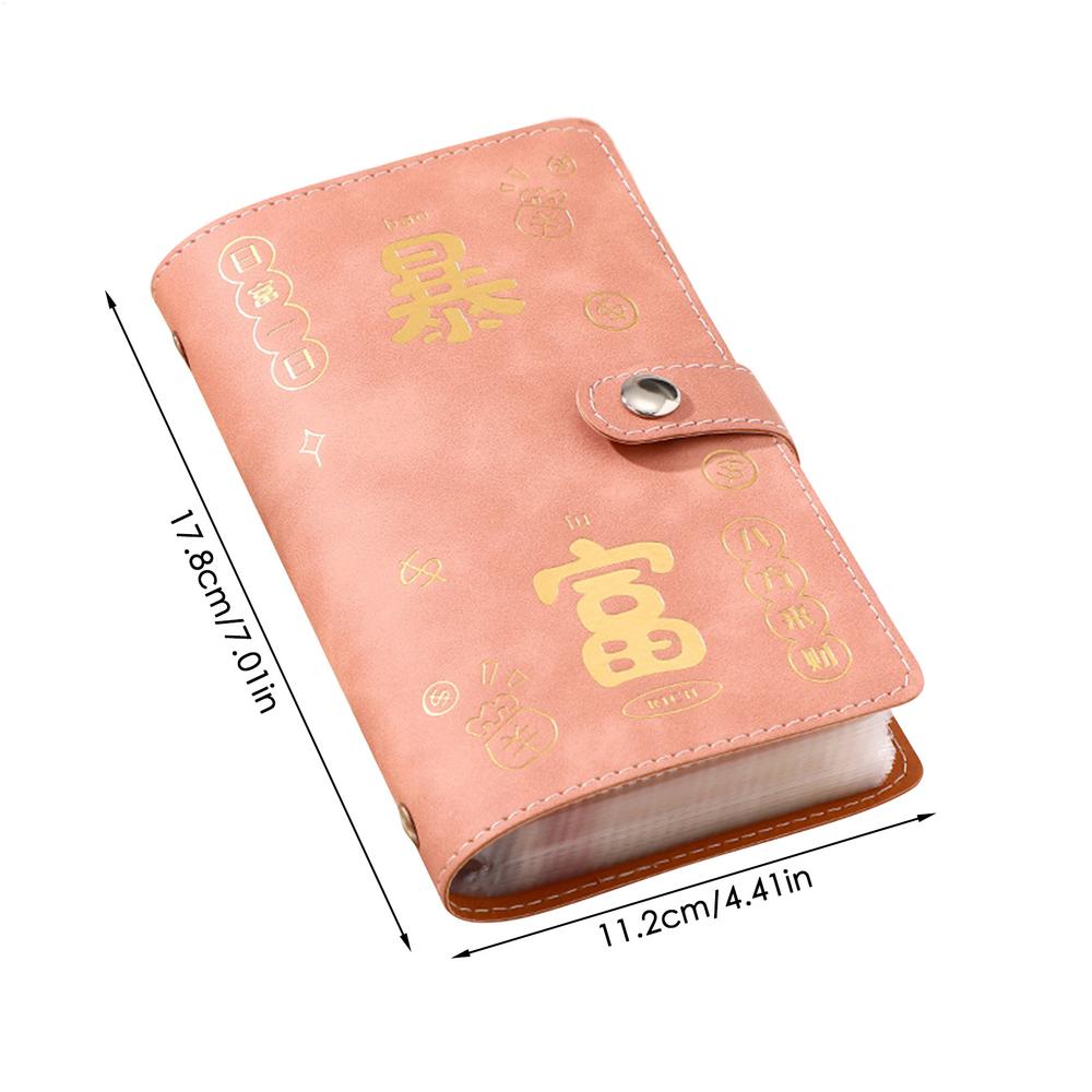 50 Sheets Money Saving Binder Large Capacity Saving Money Planner 2025 Multiple Compartments Cash Storage Bag For Workplace Home