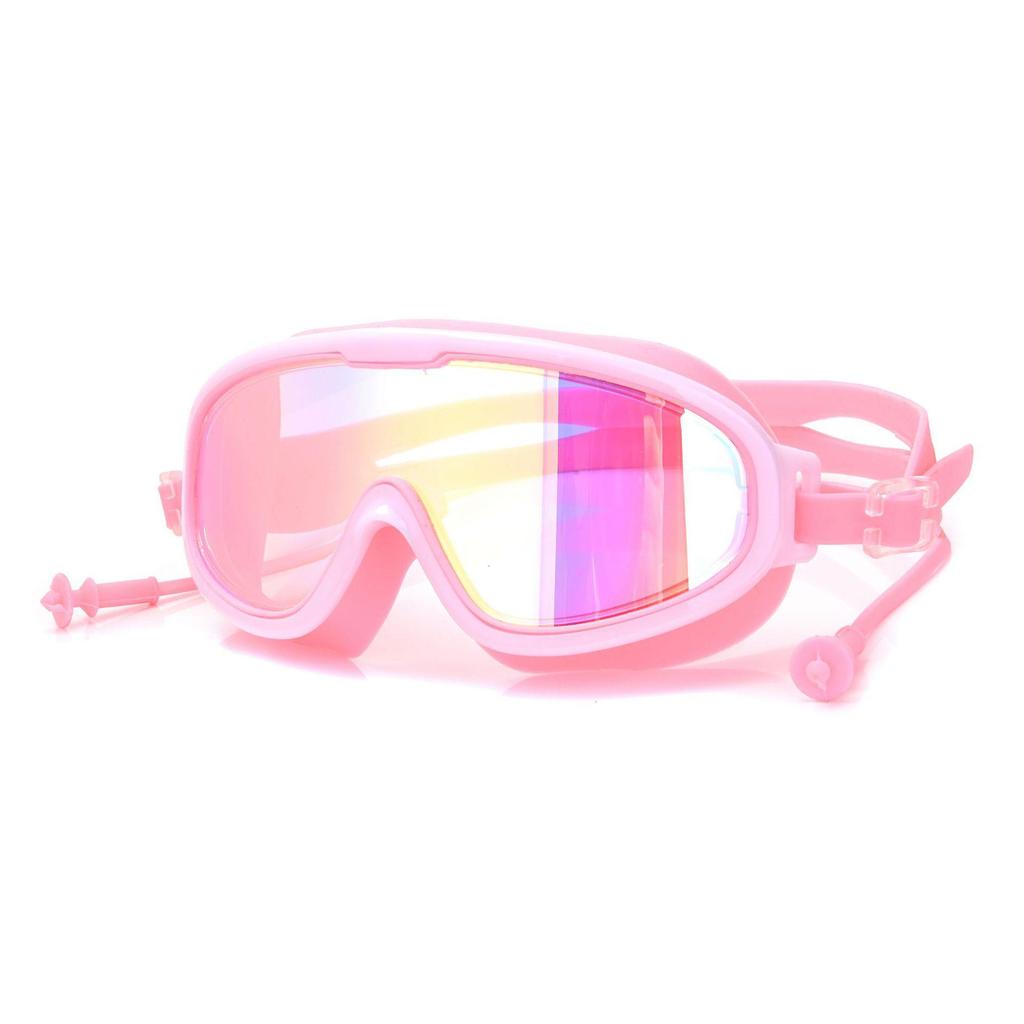 Children's Waterproof Anti-Fog UV-Proof Swim Goggles - Large Frame, Professional Diving for Boys & Girls