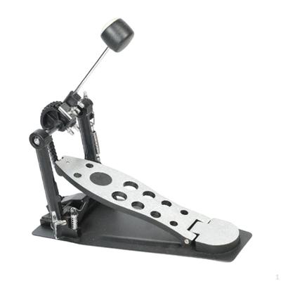 Bass Drum Pedal Single Kick Double Chain Driven Stable Professional Instrument Accessories Foot