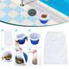 High Elastic Nylon Mesh Pool Skimmer Socks Reusable Filter Savers for Pool Skimmers Baskets, Household Swimming Pool Cleaning Accessories