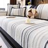 Autumn Living Room Non-slip Striped Sofa Cushion Couch Sofa Covers Mat Chenille Slipcover Funda Sofa Mat