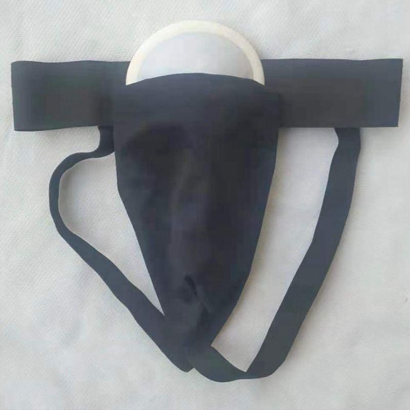 Men Boxing Safety Cup Professional Groin Guard Portable Jockstrap Support Punching Kick Protection Guard Male Training Protector
