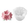 Detailed Hydrangea Designs Silicone Mould For Handmade Candle Soap And Desserts Easy To Cleaning
