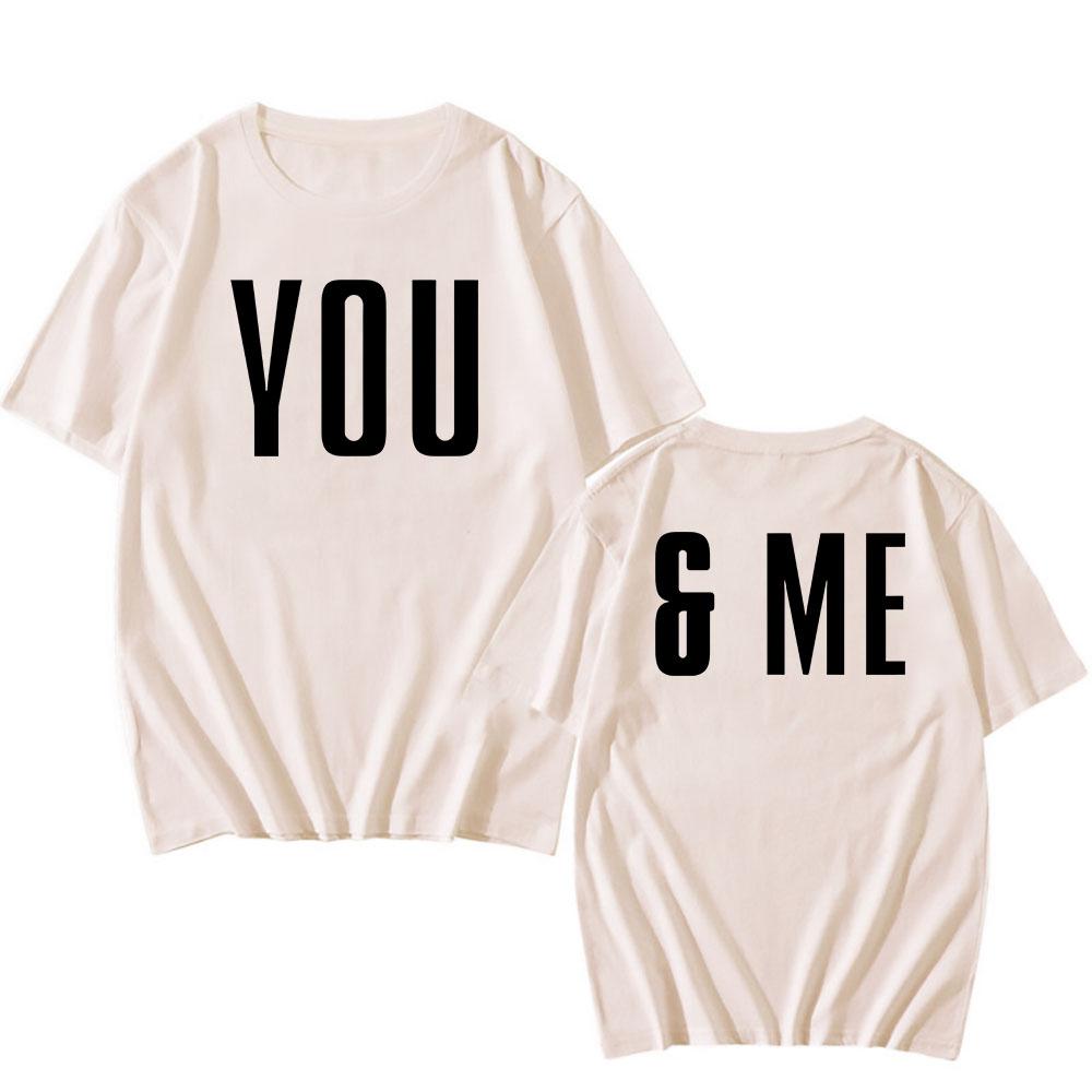 Disclosure You & Me Tee Short Sleeve Cotton Men Tshirts Casual Fashion Hip Hop Streetwear Male Clothing Graphic Print T Shirts