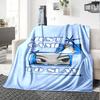 1pc JUST SLAY Soft Flannel All Season Throw for Home, Office, Outdoor UseDurable Comfort Soft Warm Throw for Home